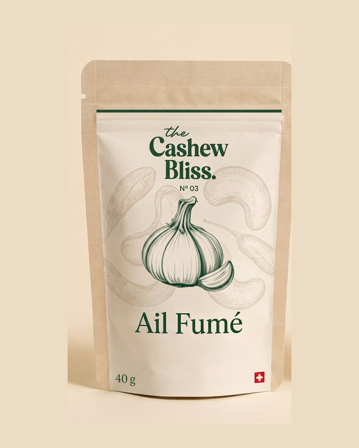 Doypack 40 g Ail Fumé